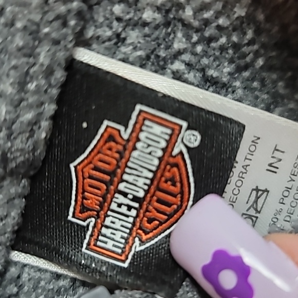 Harley davidson zip up hoodie girl's sz small Colorado - Picture 3 of 6